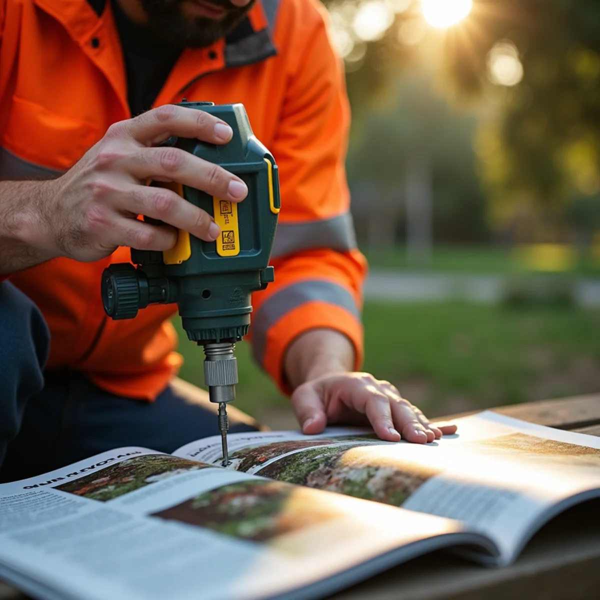 Resistograph electronic decay testing on mature hardwood