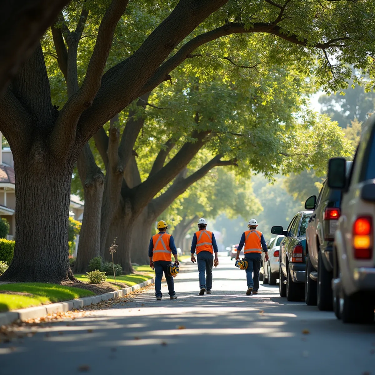 Consistent multi-year pruning schedule maintaining healthy urban canopy
