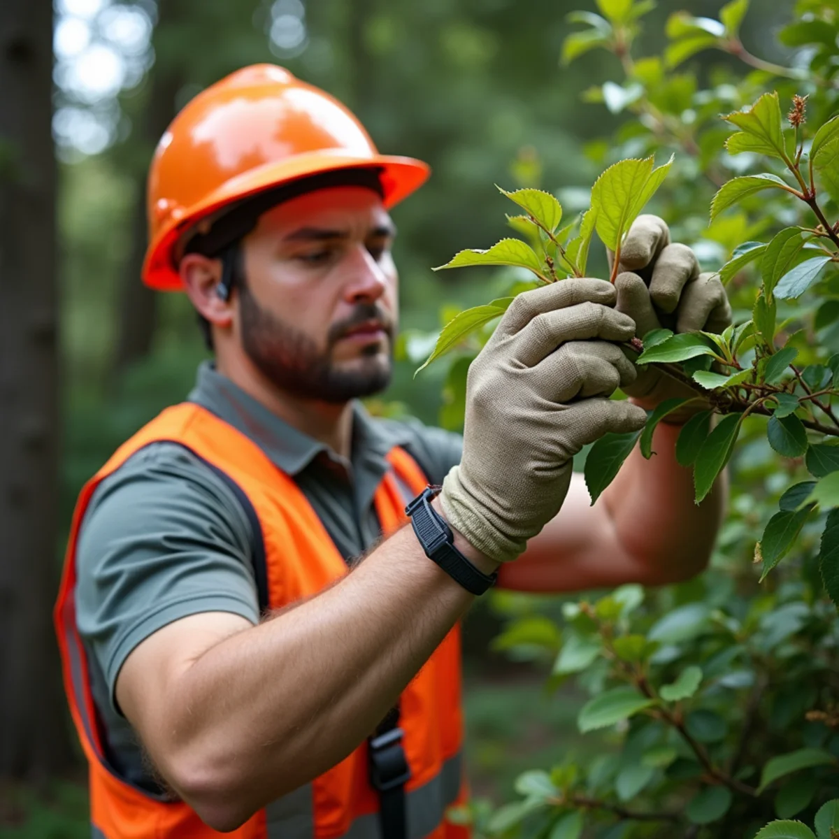 Bay laurel leaf tip dieback harboring Sudden Oak Death spores