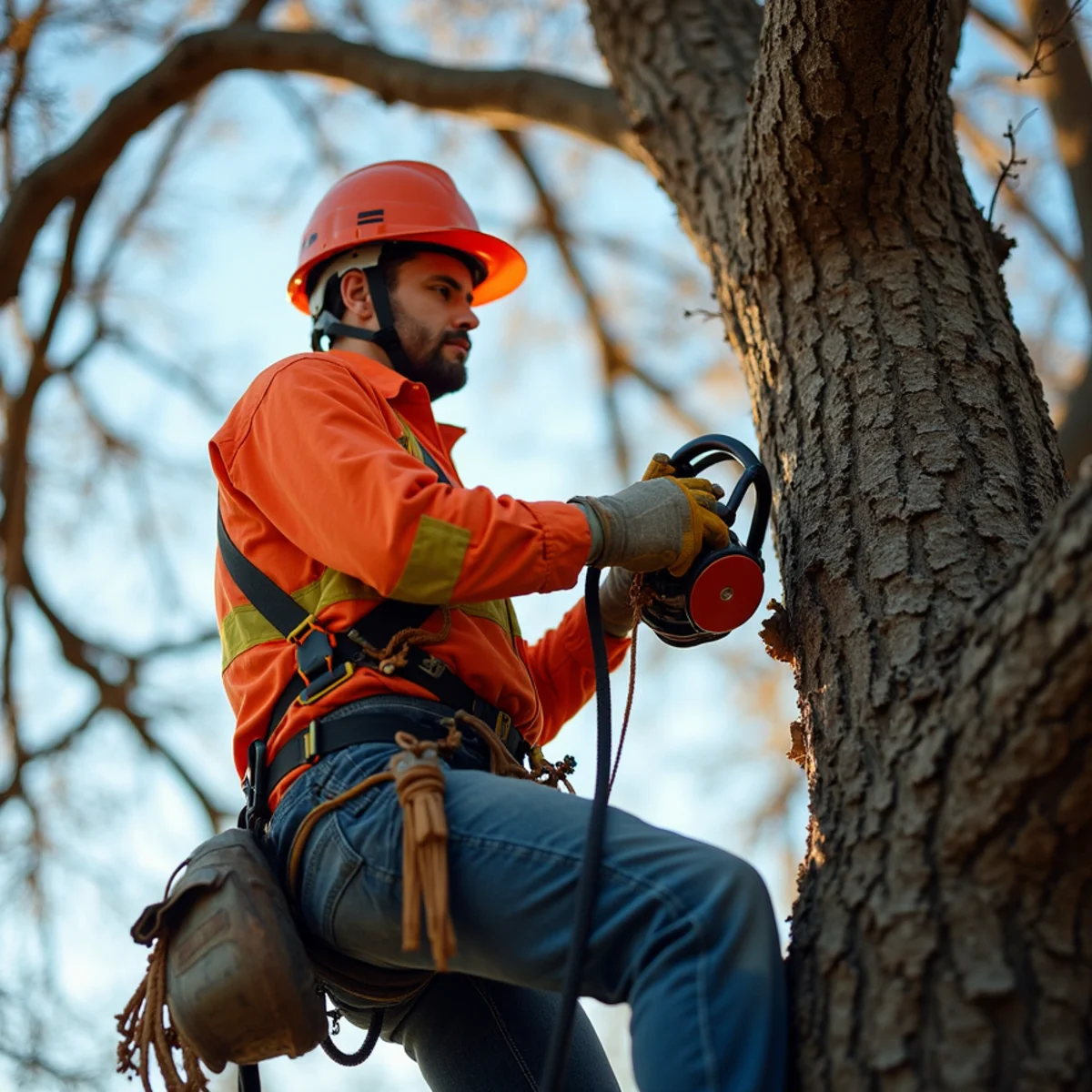 Winter dormant-season oak pruning minimizing disease vulnerability