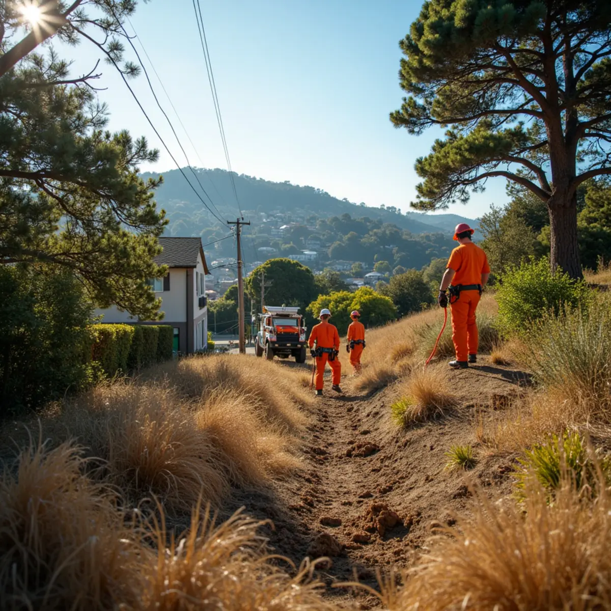 Safe wildfire-resilient landscape following eucalyptus elimination
