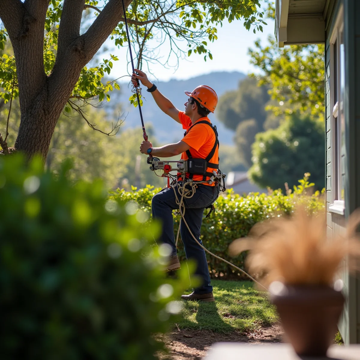Compact yard tree trimming and windbreak shaping in Daly City