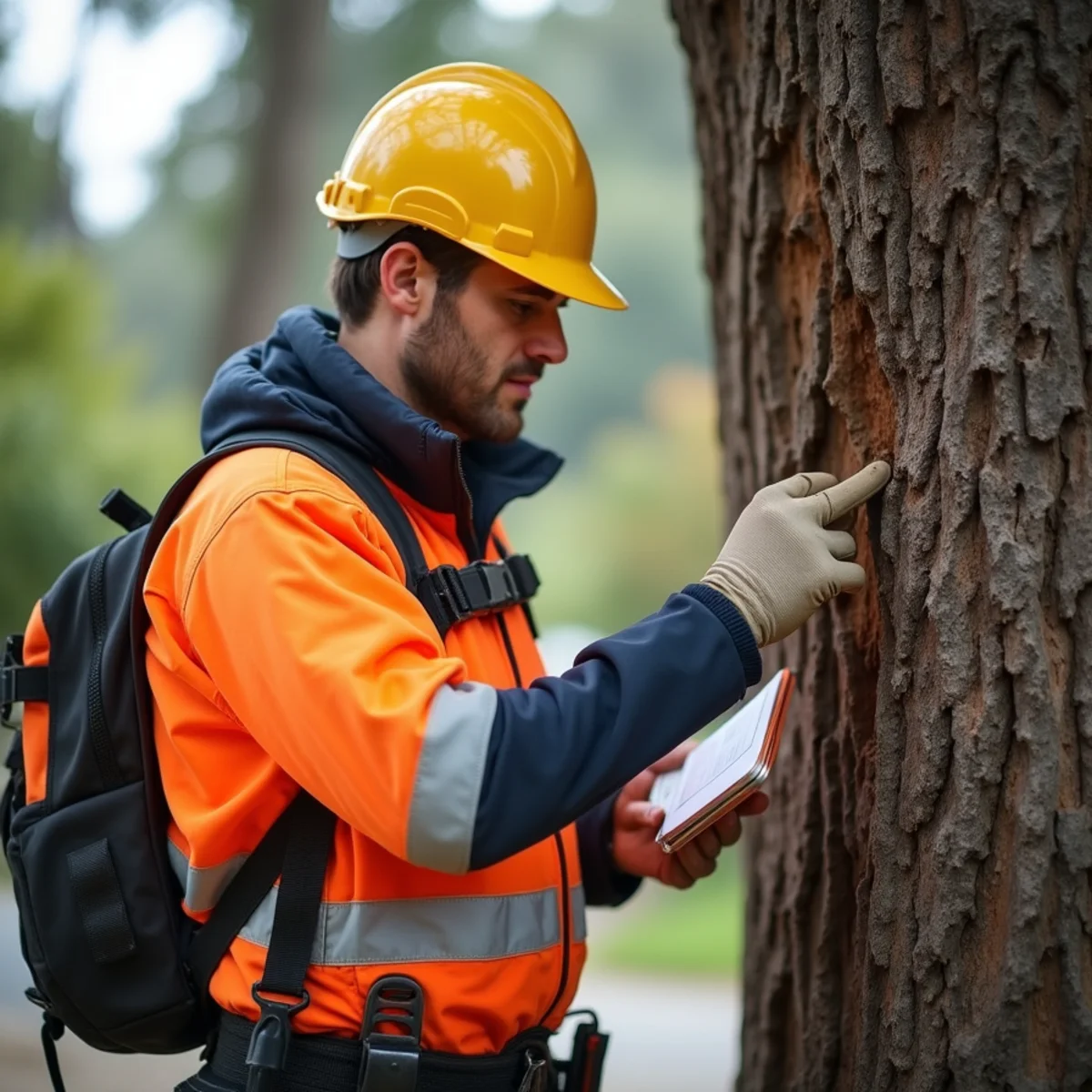 Menlo Park heritage tree ordinance permit evaluation and inspection