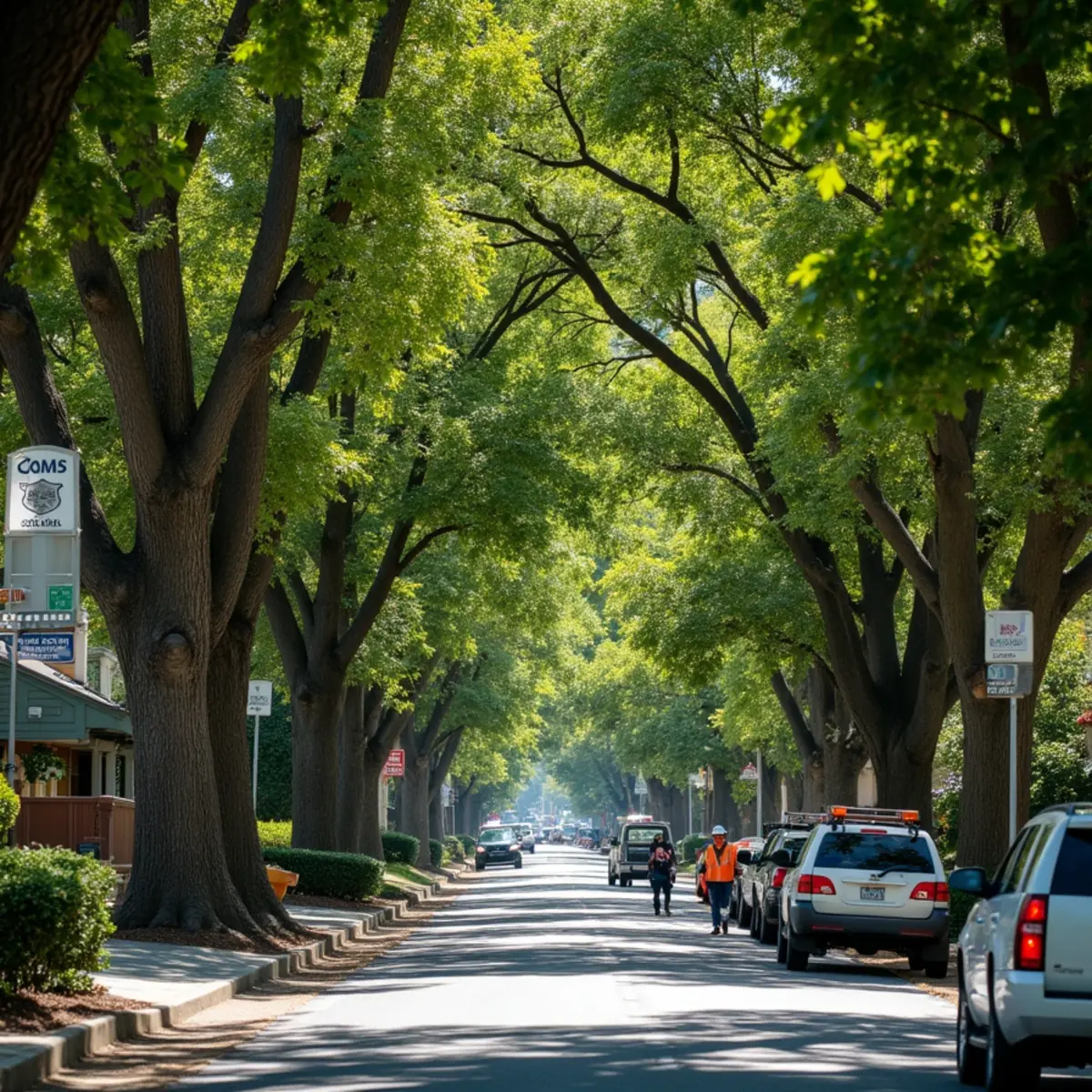 North Fair Oaks residential tree trimming and backyard canopy care