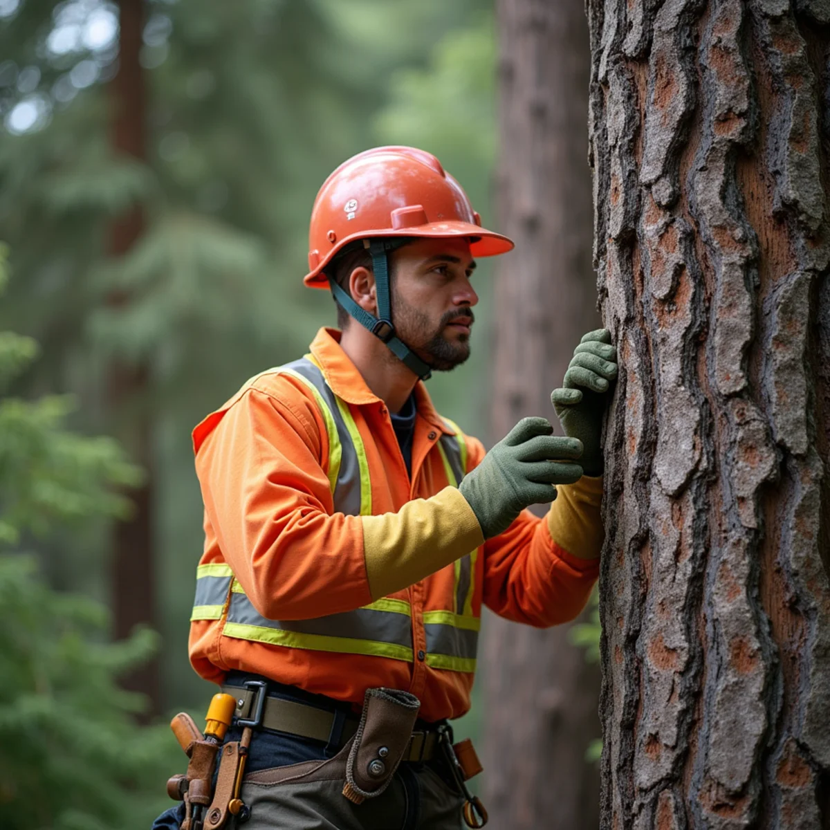 Maritime salt spray tree inspection and health evaluation in Pacifica