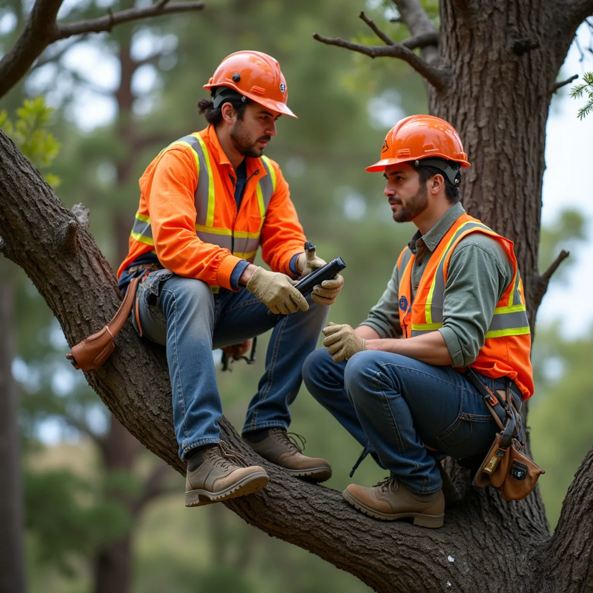 Summer branch drop risk evaluation on heritage Portola Valley oaks