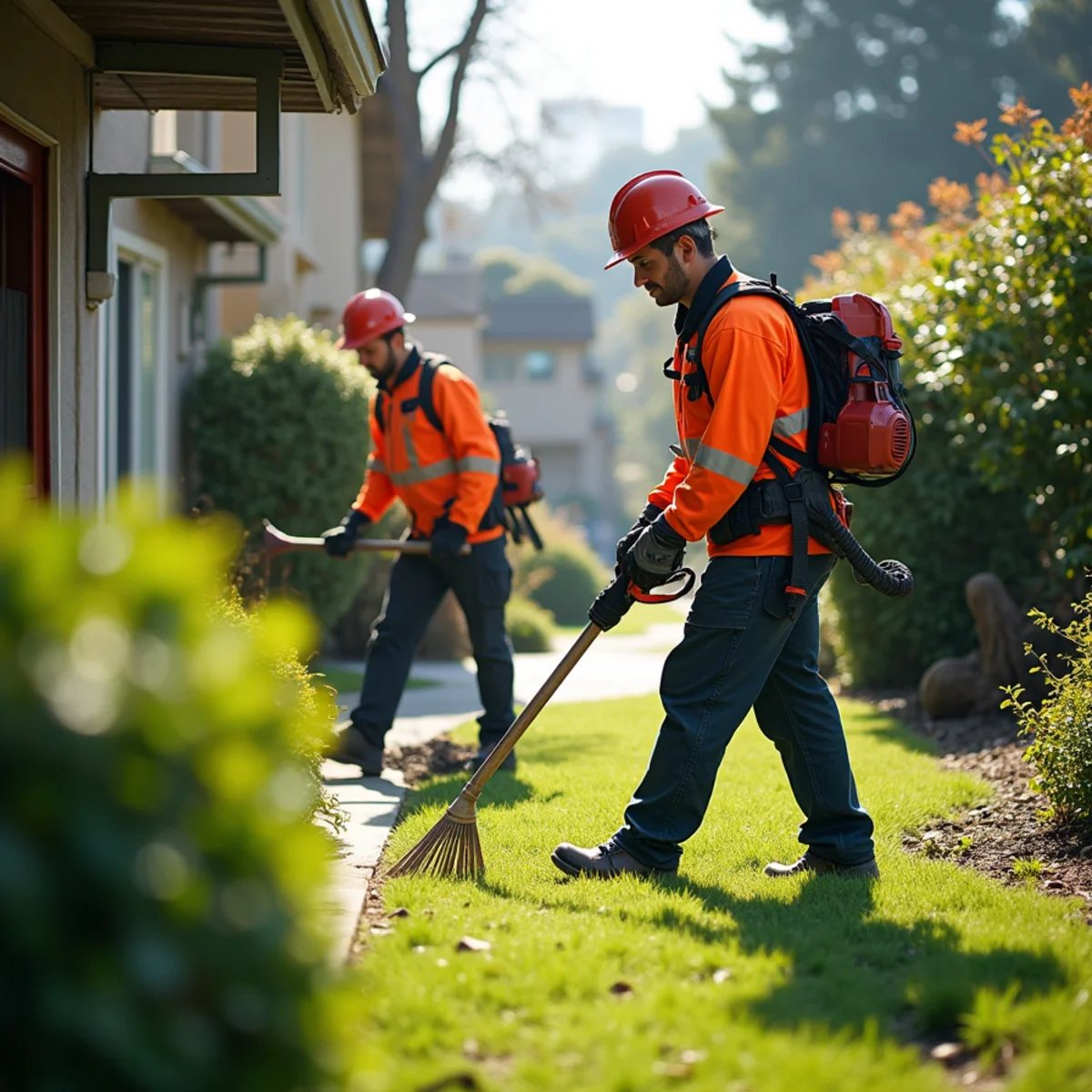 Spotless post-pruning property cleanup in residential San Carlos