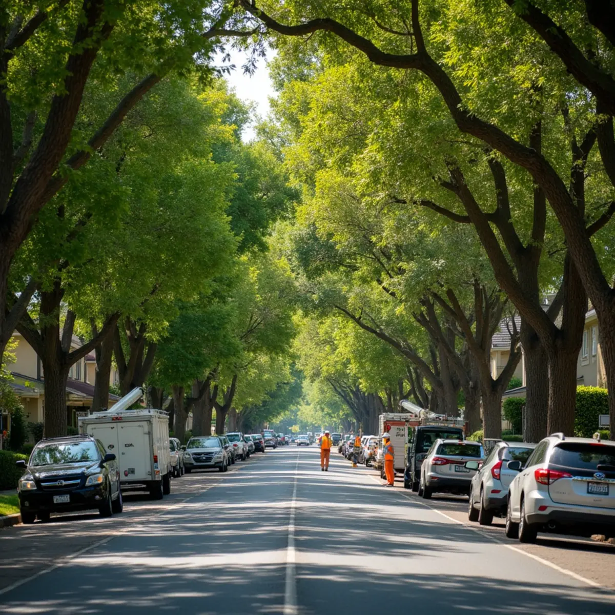 Sunnyvale residential tree maintenance and canopy pruning