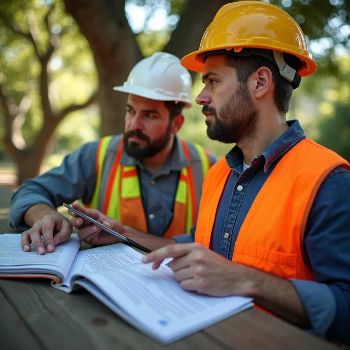 Arborist consultation evaluating protected tree health and municipal permit requirements